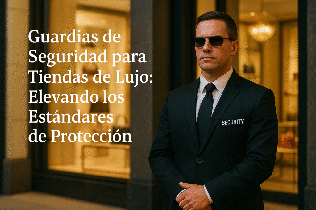 Guardias de Seguridad para Tiendas de Lujo