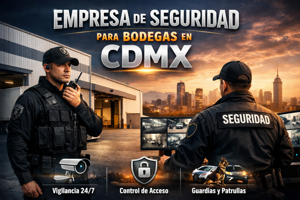 Empresa de seguridad para bodegas en CDMX