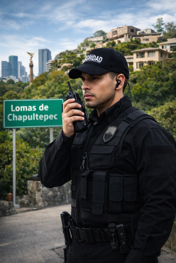Seguridad privada en Lomas de Chapultepec CDMX