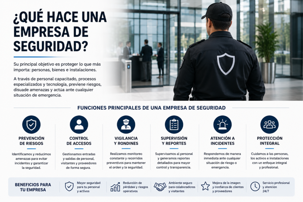 Qué hace una empresa de seguridad privada en CDMX